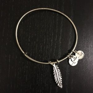 Alex & Ani feather bracelet